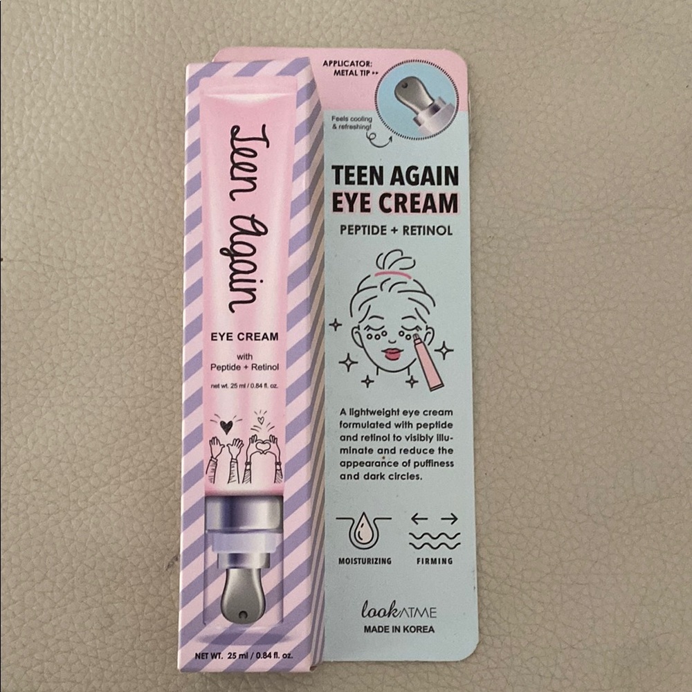 Look at Me. Teen Again Eye Cream with Peptide + Retinol